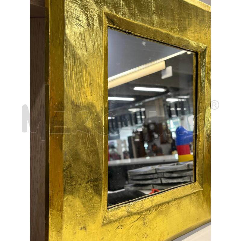 SPECCHIO CORNICE QUADRATA DORATO 36X36 | Mercatino dell'Usato Teramo 3