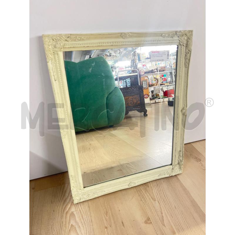 SPECCHIO CORNICE SHABBY RETTANGOLARE | Mercatino dell'Usato Teramo 1