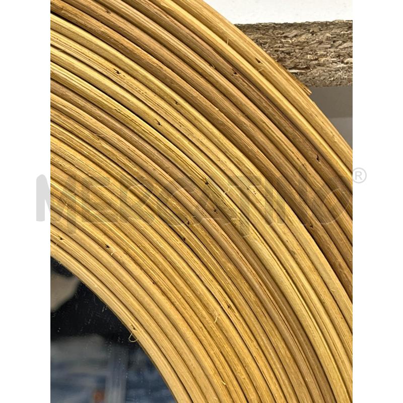 SPECCHIO CORNICE TONDA T VIMINI | Mercatino dell'Usato Teramo 2