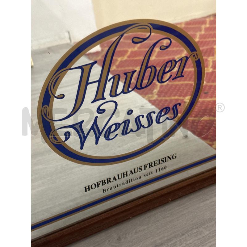 SPECCHIO PUBLICITARIO HUBER WEISSES | Mercatino dell'Usato Teramo 2