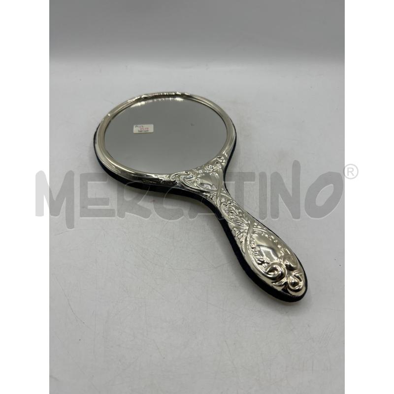 SPECCHIO SPECCHIETTO DA TOLETTA LAM ARG - FONDO LAVORATO  | Mercatino dell'Usato Teramo 1