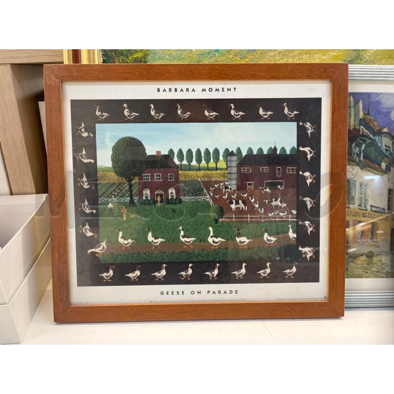 STAMPA BARBARA MOMENT GEESE ON PARADE 36X31 | Mercatino dell'Usato Teramo 1