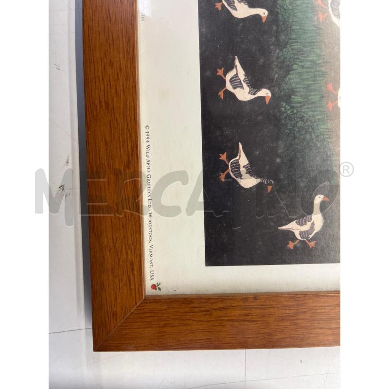 STAMPA BARBARA MOMENT GEESE ON PARADE 36X31 | Mercatino dell'Usato Teramo 2