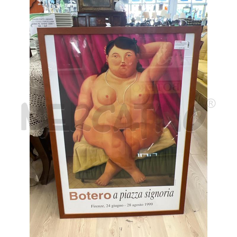 STAMPA BOTEDO DONNA NUDA GRANDE CORNICE LEGNO  | Mercatino dell'Usato Teramo 1