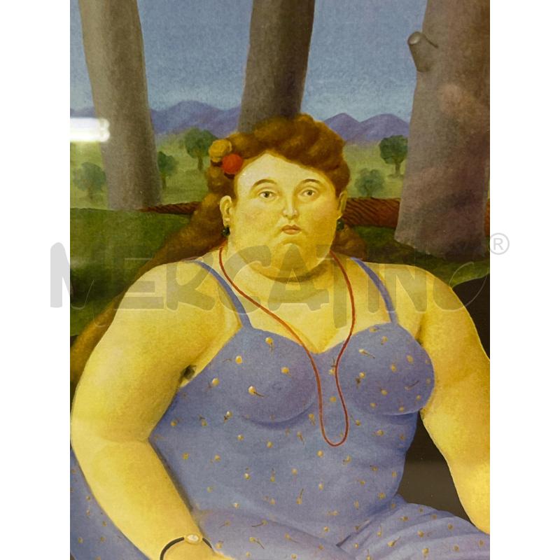 STAMPA BOTERO CORNICE IN LEGNO  | Mercatino dell'Usato Teramo 2