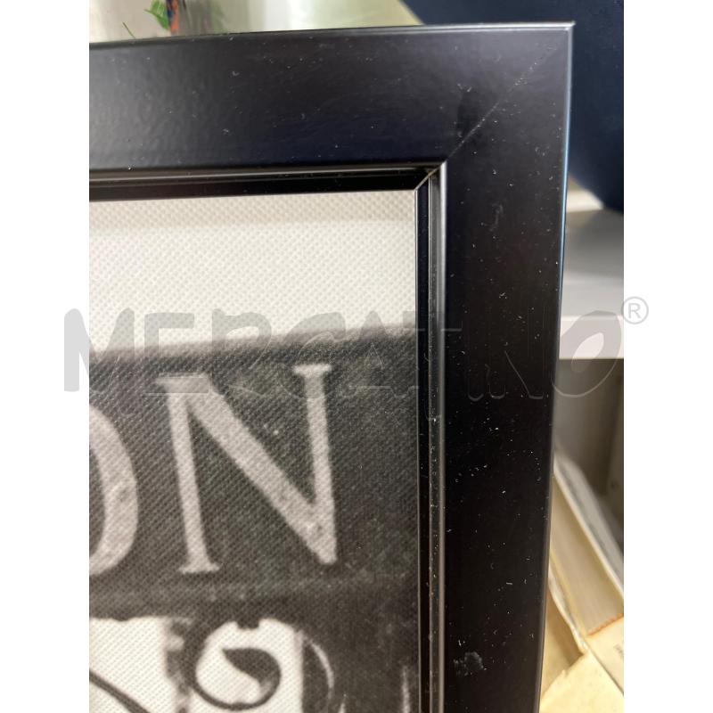 STAMPA CANVAS BIANCO E NERO GRANDE CORNICE NERA -   0 | Mercatino dell'Usato Teramo 3