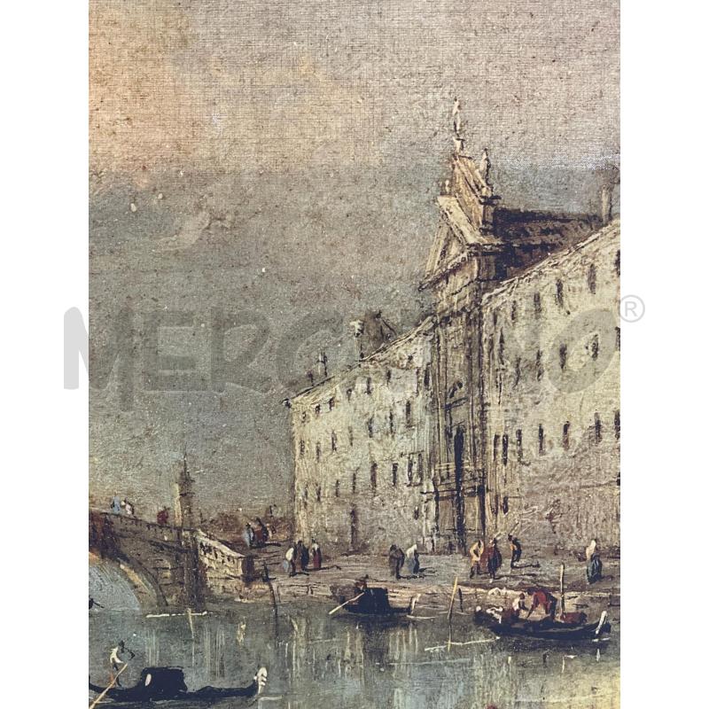 STAMPA CANVAS VENEZIA + CORNICE LEGNO DORATA 50X60 | Mercatino dell'Usato Teramo 2