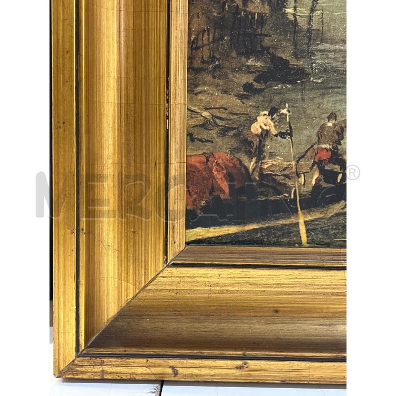 STAMPA CANVAS VENEZIA + CORNICE LEGNO DORATA 50X60 | Mercatino dell'Usato Teramo 3