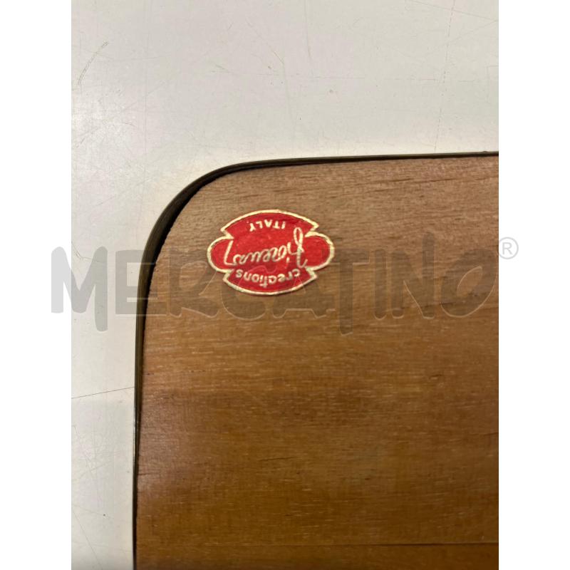STAMPA EPOCA SCENA CACCIA INGLESE UOMINI A CAVALLO + CORNICETTA METALLO DORATA 32X27 | Mercatino dell'Usato Teramo 3