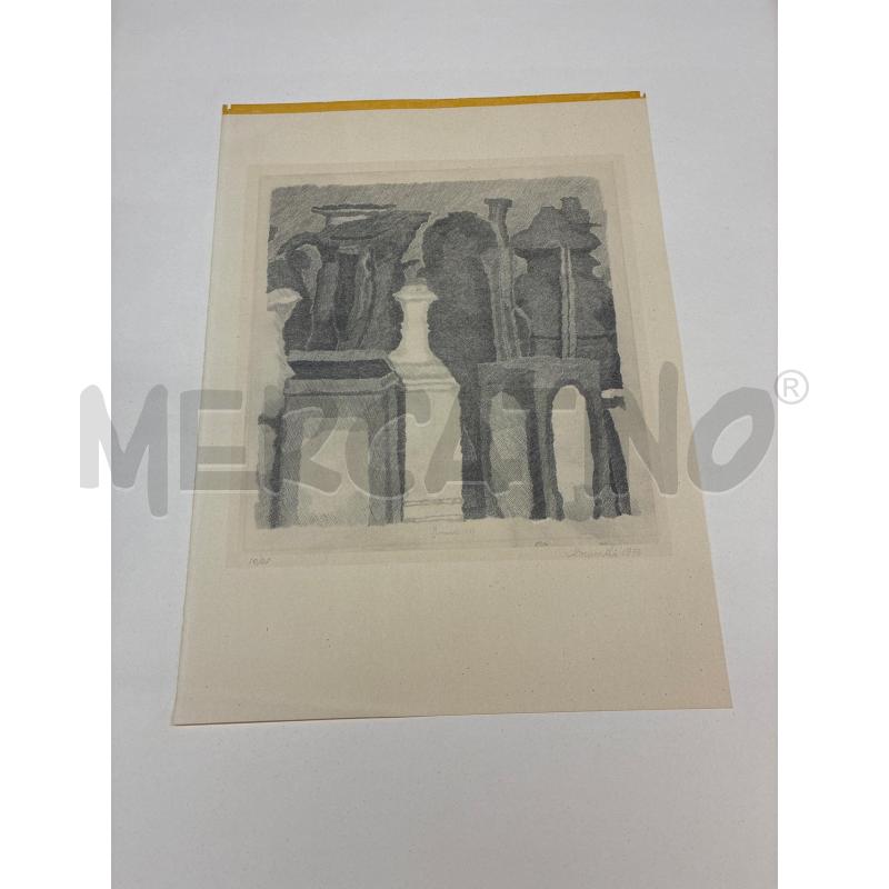 STAMPA GIORGIO MORANDI NATURA MORTA COLONNE  | Mercatino dell'Usato Teramo 1