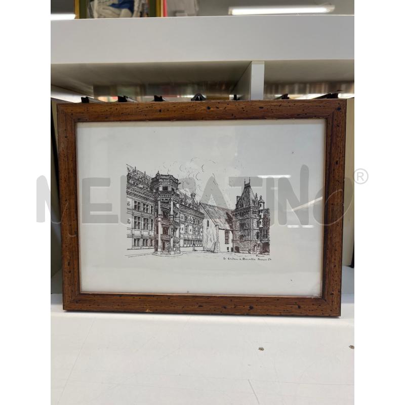 STAMPA LE CHATEAU DE BLOIS FRANCOIS | Mercatino dell'Usato Teramo 1