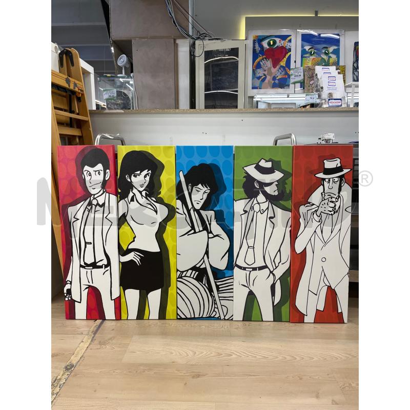 STAMPA LUPIN PERSONAGGIO SINGOLO STILE POP | Mercatino dell'Usato Teramo 1