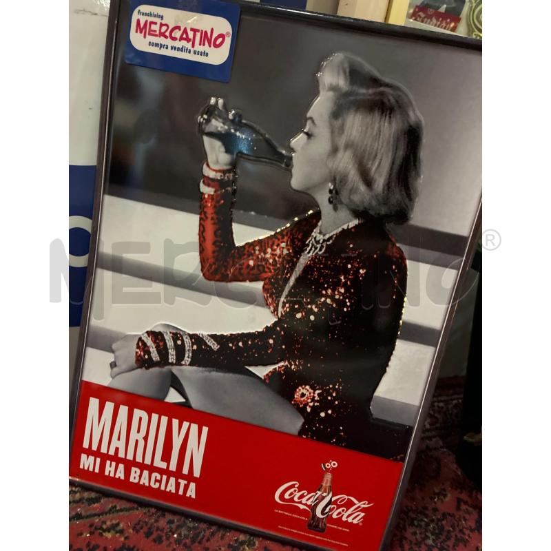 STAMPA MARILYN MI HA BACIATA COCA COLA | Mercatino dell'Usato Teramo 2