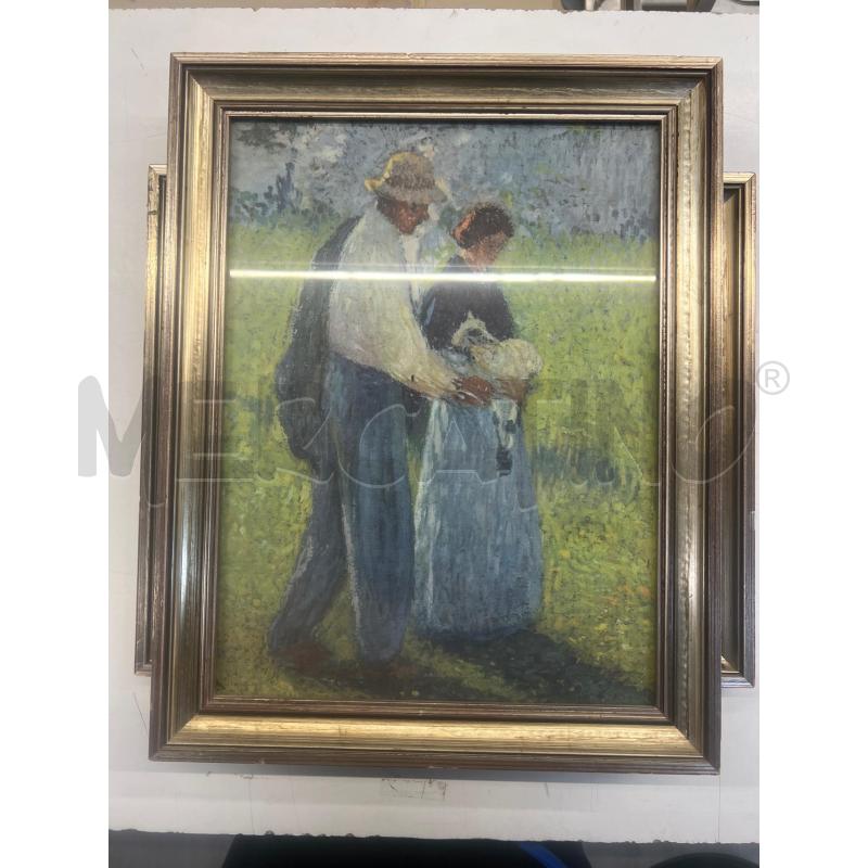 STAMPA QUADRO CORNICE ARGENTATA | Mercatino dell'Usato Teramo 1