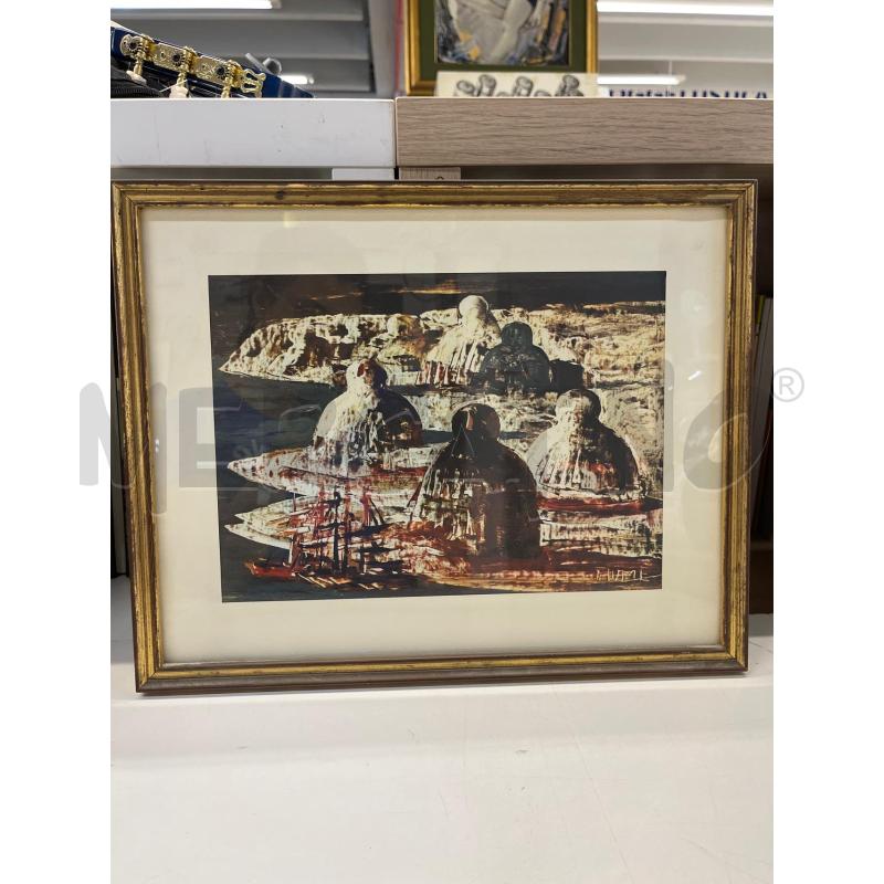 STAMPA QUADRO LEGNO DORATO | Mercatino dell'Usato Teramo 1