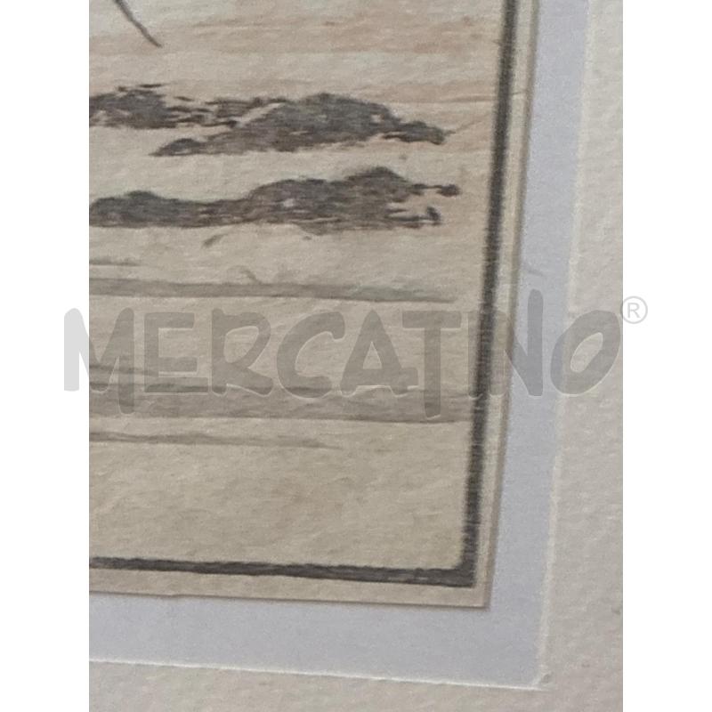 STAMPA VECCHIA KATSUHIKA HOKUSAI PAESAGGIO CORNICE COL.ARGENTO | Mercatino dell'Usato Teramo 4