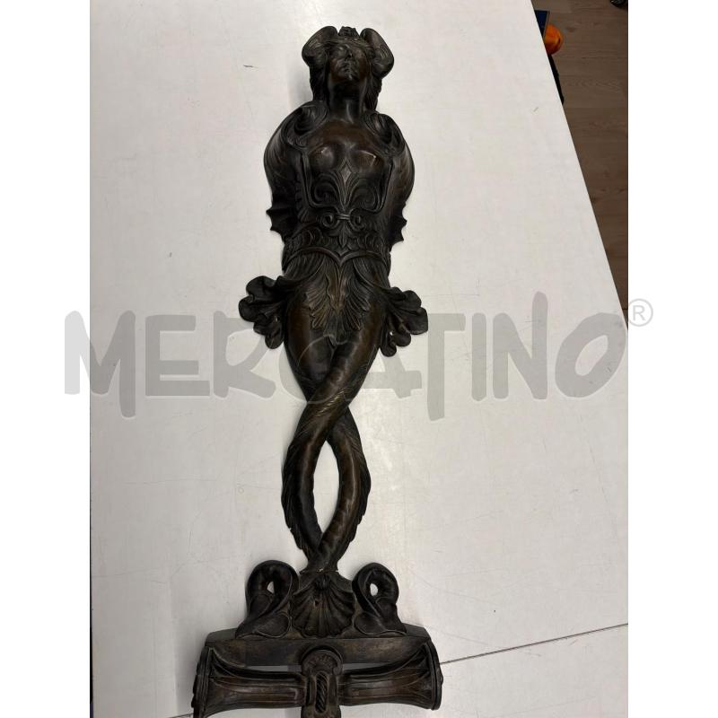 STATUA APPLIQUE A PARETE GRANDE IN BRONZO - DEA ISIDE PELAGIA PROTETTRICE DEI MARINAI . LESIONATA | Mercatino dell'Usato Teramo 1