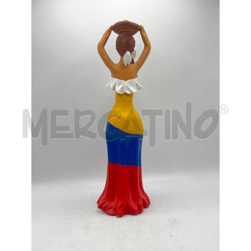 STATUETTA ARTIGIANALE DONNA VENEZUELANA  | Mercatino dell'Usato Teramo 3