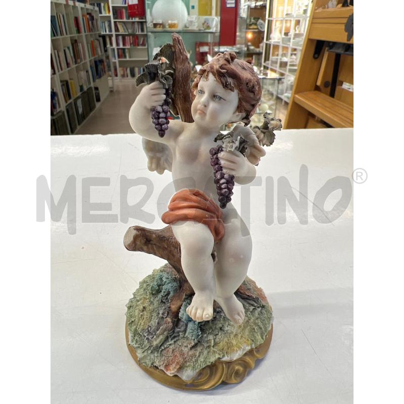 STATUETTA BIMBO BACCO CAPODIMONTE SU TRESPOLO | Mercatino dell'Usato Teramo 1