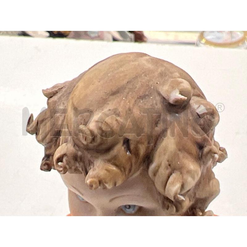STATUETTA CAPODIMONTE BIMBO SALOPETTE  | Mercatino dell'Usato Teramo 3