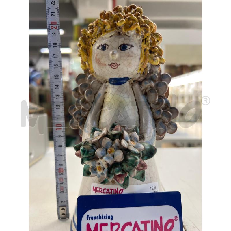 STATUETTA CERAMICA ANGIOLETTO CALTAGIRONE NICOLETTI | Mercatino dell'Usato Teramo 2