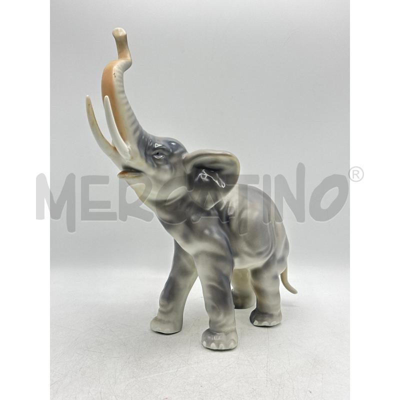 STATUETTA ELEFANTE PORCELLANA ALBA IULIA | Mercatino dell'Usato Teramo 1