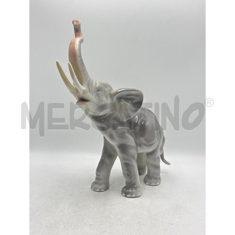 STATUETTA ELEFANTE PORCELLANA ALBA IULIA | Mercatino dell'Usato Teramo 1