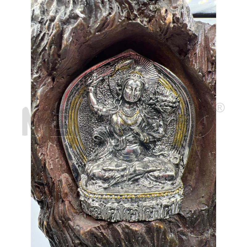 STATUETTA IN ETNICA 3 BUDDHA ARGENTATA | Mercatino dell'Usato Teramo 2