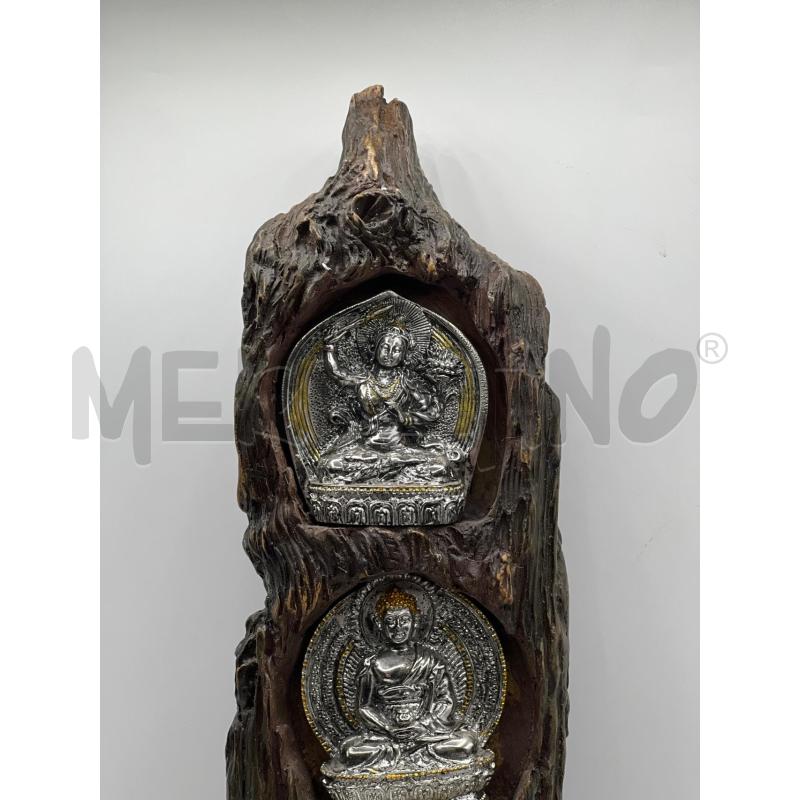 STATUETTA IN ETNICA 3 BUDDHA ARGENTATA | Mercatino dell'Usato Teramo 5