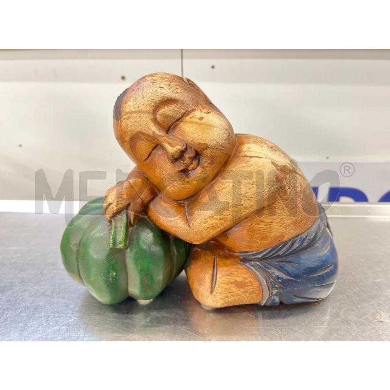 STATUETTA IN LEGNO ETNICA  | Mercatino dell'Usato Teramo 1