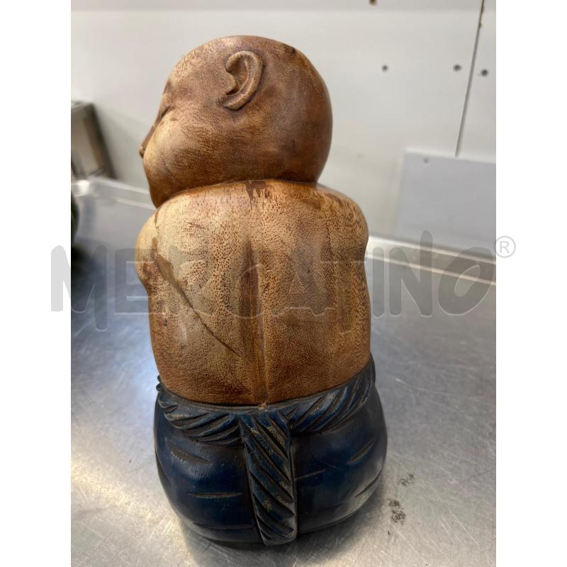 STATUETTA IN LEGNO ETNICA  | Mercatino dell'Usato Teramo 2