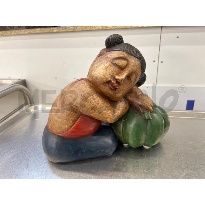 STATUETTA LEGNO ETNICA | Mercatino dell'Usato Teramo 1