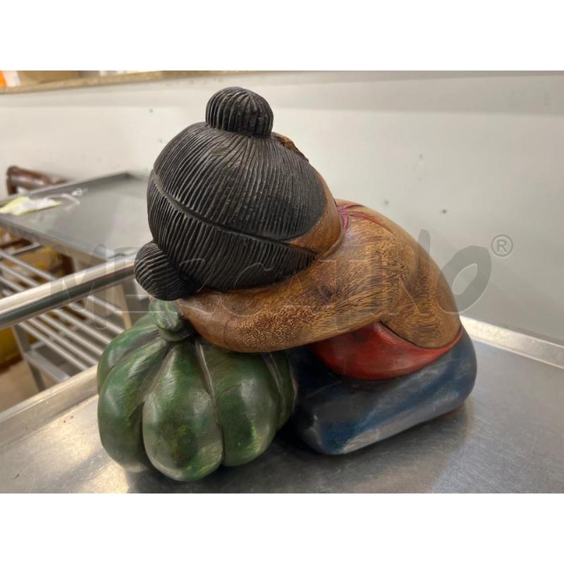 STATUETTA LEGNO ETNICA | Mercatino dell'Usato Teramo 2
