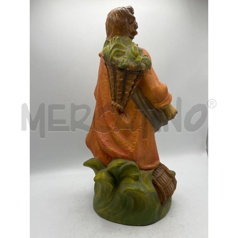 STATUETTA PASTORELLO GRANDE CONIGLI CESTO | Mercatino dell'Usato Teramo 3