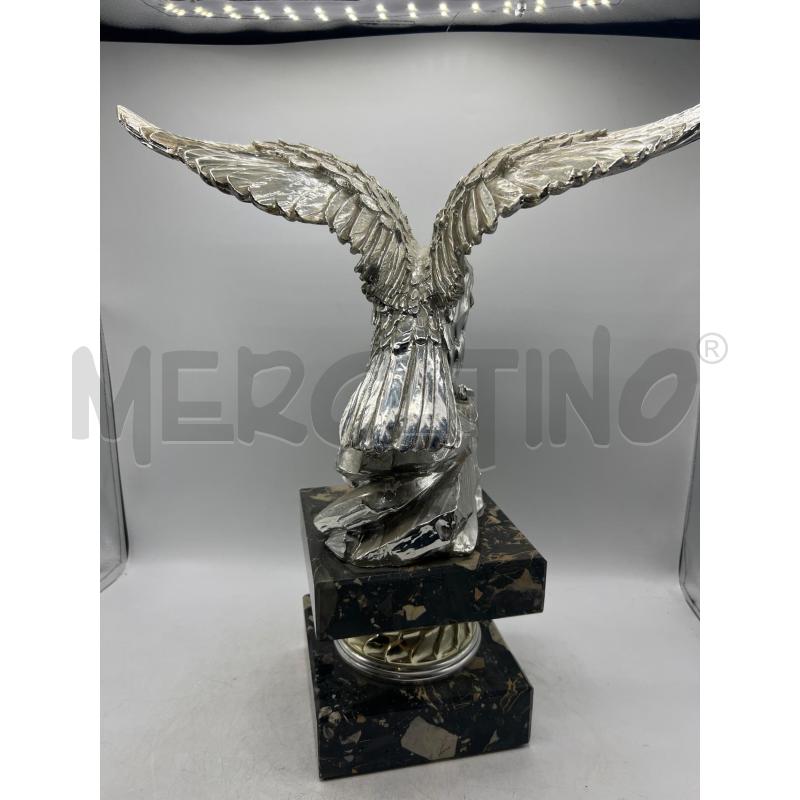 STATUETTA  AQUILA ARGENTATA SU BASE MARMO | Mercatino dell'Usato Teramo 2