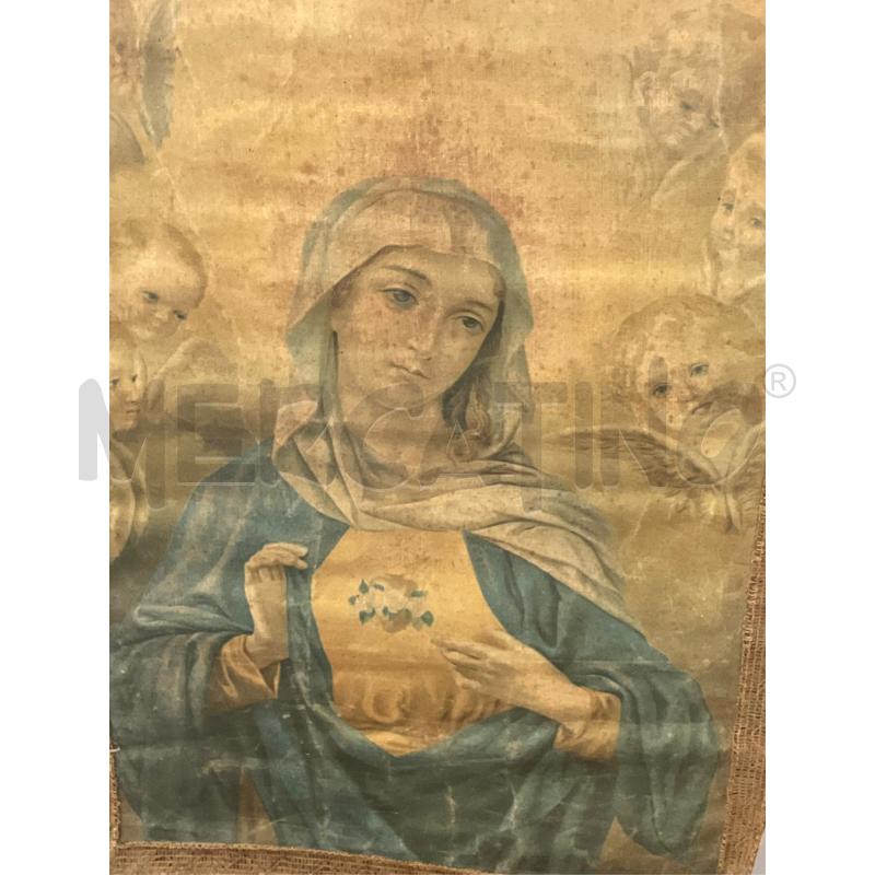 STENDARDO MADONNA DA PROCESSIONE ANTICO  | Mercatino dell'Usato Teramo 2