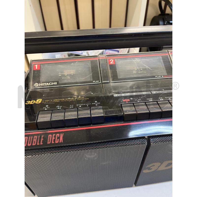 STEREO BOOMBOX HITACHI 3D SUPER WOOFER  | Mercatino dell'Usato Teramo 3