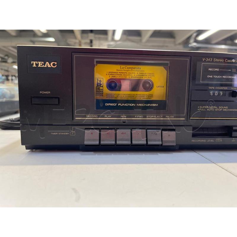 STEREO CASSETTE TEAC V 343 | Mercatino dell'Usato Teramo 2
