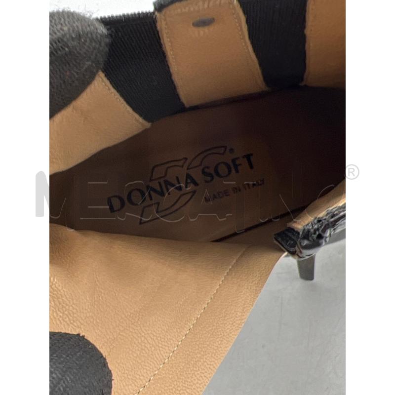 STIVALETTI DONNA DONNA SOFT NERO INSERTO NERO LUCIDO | Mercatino dell'Usato Teramo 5