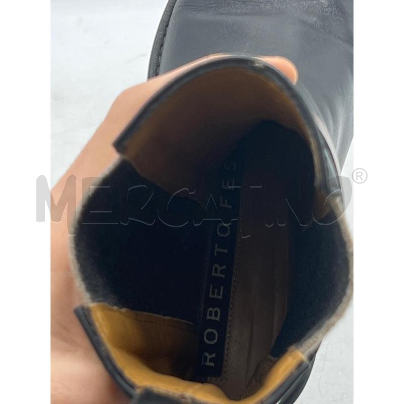 STIVALETTI DONNA ROBERTO FESTA NERI FFIBBIA MARRONE ELASTICO BEIGE | Mercatino dell'Usato Teramo 5