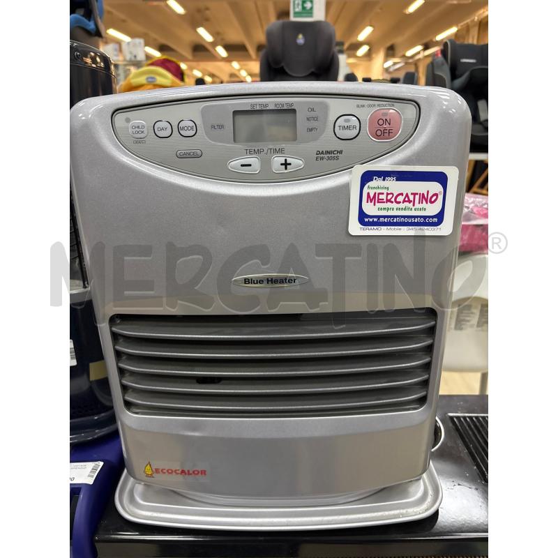 STUFA KEROSENE ELETTRICA GRIGIO | Mercatino dell'Usato Teramo 1