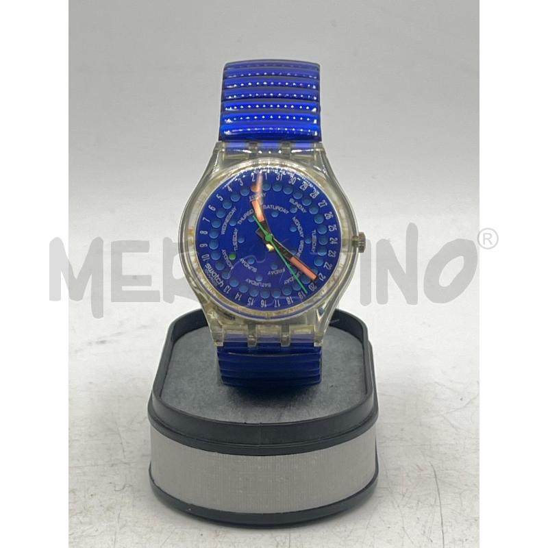 SWATCH BLU ANNI 90 SPIRAL SYSTEM TIMEPIECE LIMITED GK708 | Mercatino dell'Usato Teramo 1