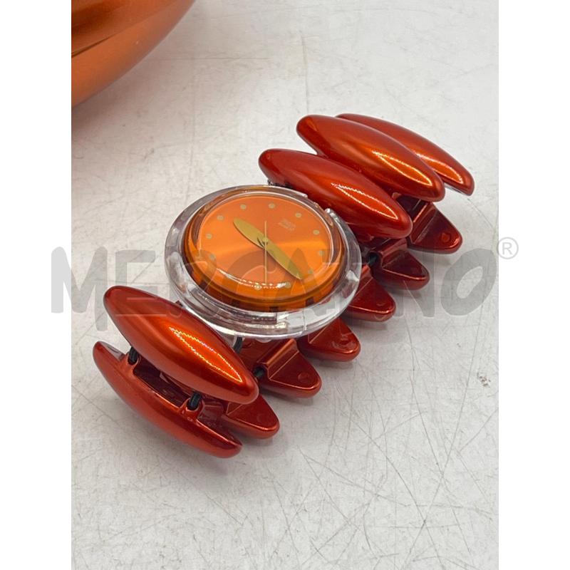 SWATCH POP ARANCIO COMPLETO DI SCATOLA NEANDA PMO102 | Mercatino dell'Usato Teramo 2
