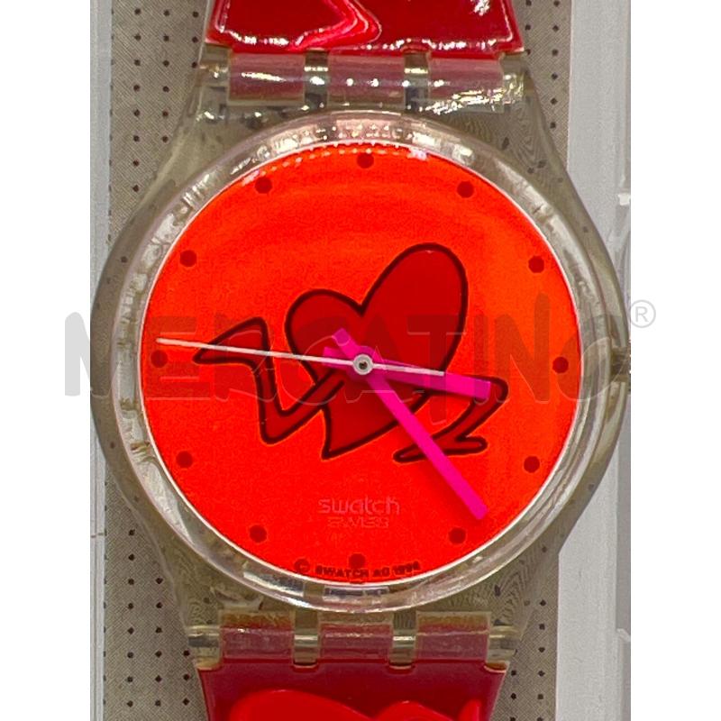 SWATCH POUNDING HEART 1997 GK237 NEW BATTERY | Mercatino dell'Usato Teramo 2