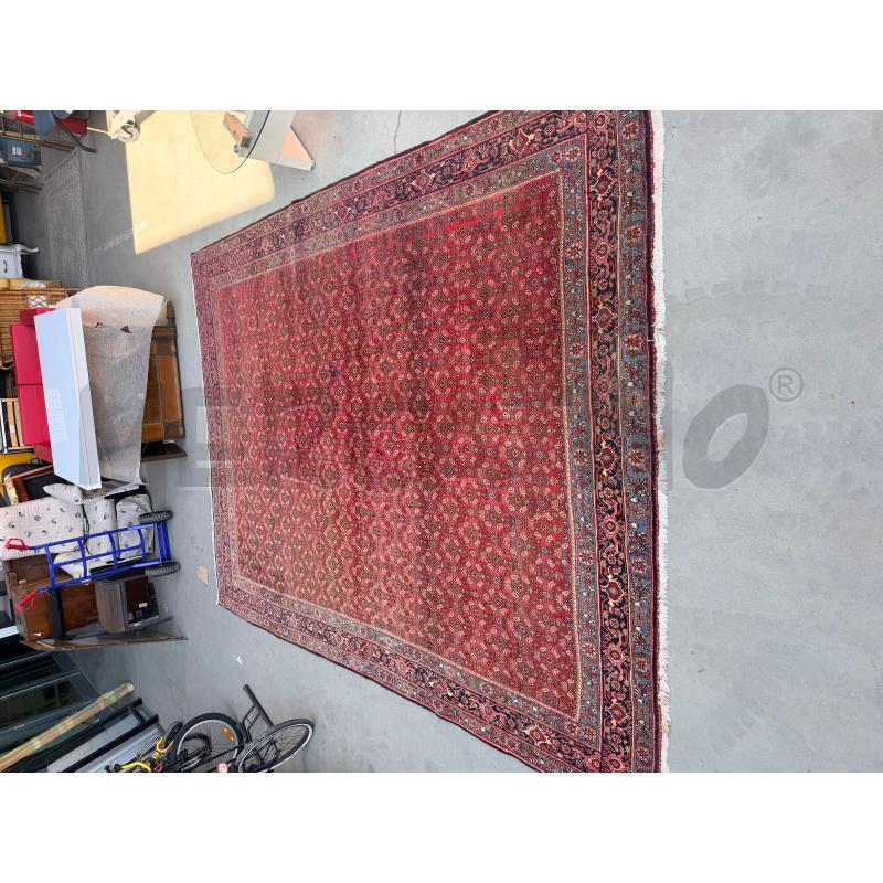 TAPPETO BIDJAR IRAN ORIENTALE 255X345 CM TONI ROSSI E AZZURRI | Mercatino dell'Usato Teramo 3