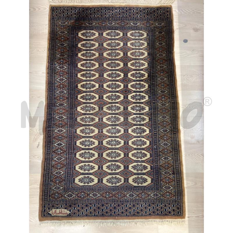 TAPPETO BUKHARA TONI BEIGE MARRONI 150X94 CM | Mercatino dell'Usato Teramo 1