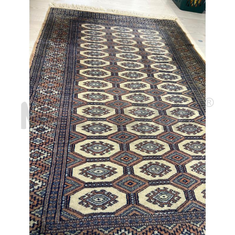TAPPETO BUKHARA TONI BEIGE MARRONI 150X94 CM | Mercatino dell'Usato Teramo 4