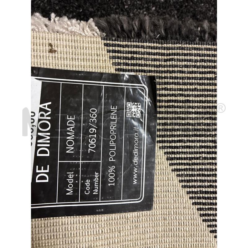 TAPPETO DEDIMORA BIANCO NERO MODERNO 220X160 | Mercatino dell'Usato Teramo 4