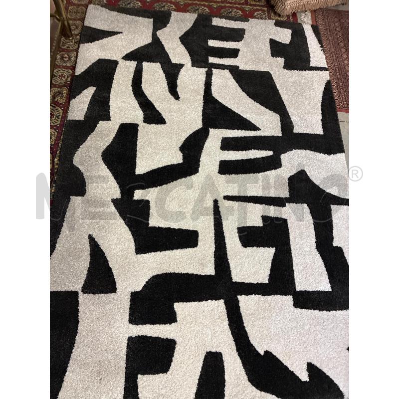 TAPPETO DEDIMORA BIANCO NERO MODERNO 220X160 | Mercatino dell'Usato Teramo 5