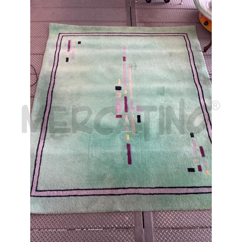 TAPPETO DESIGN MODERNO TONI VERDI | Mercatino dell'Usato Teramo 1